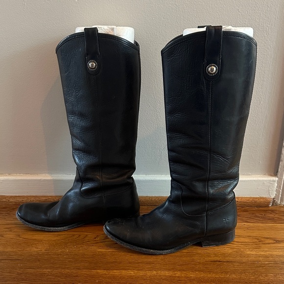 FRYE Melissa Button Boot - Black - Picture 5 of 14